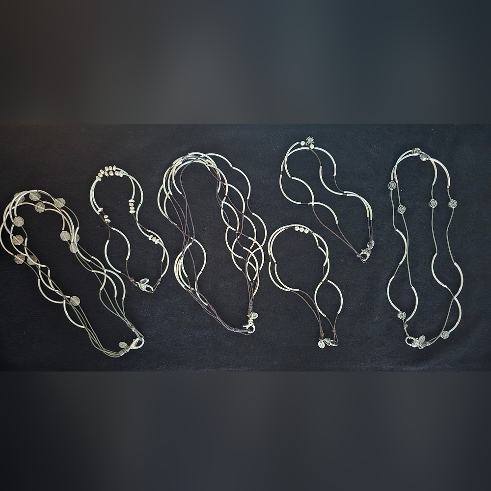 Lizzy James Elegant Silver Necklaces